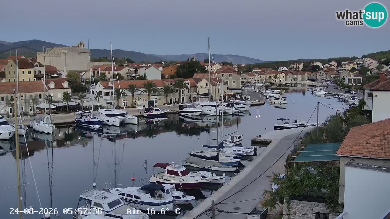 Livecam Hvar Vrboska marina | Île de Hvar | Dalmatia