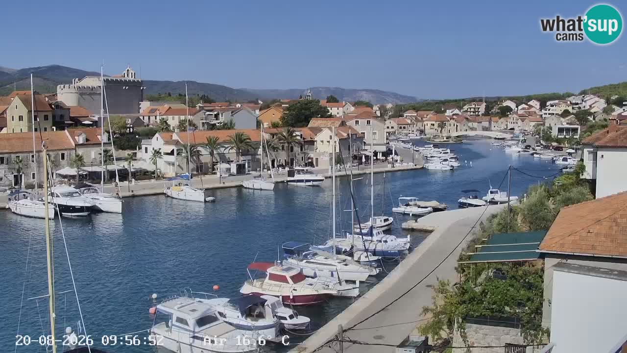 Webcam Vrboska marina | Hvar Insel | Dalmatien