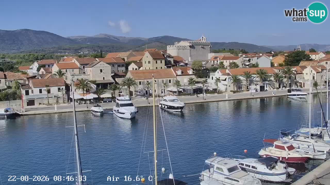 Livecam Vrboska marina | Hvar island | Dalmatia