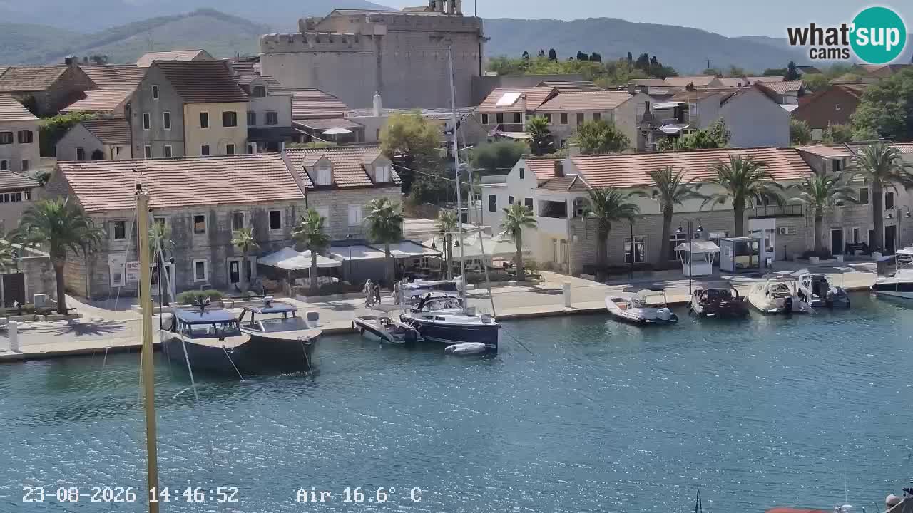 Livecam Hvar Vrboska marina | Île de Hvar | Dalmatia