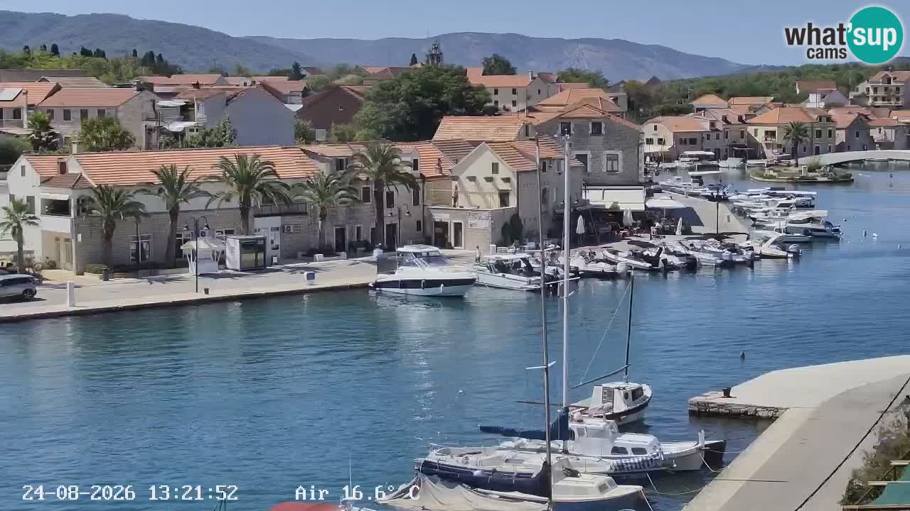 Webcam Hvar Vrboska marina | Dalmazia