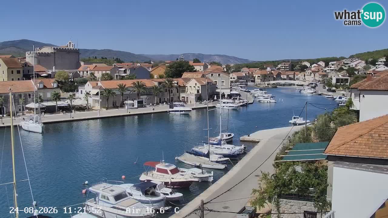 Livecam Vrboska marina | Hvar island | Dalmatia