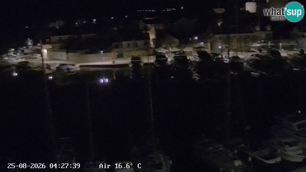 Webcam Vrboska marina | Hvar Insel | Dalmatien