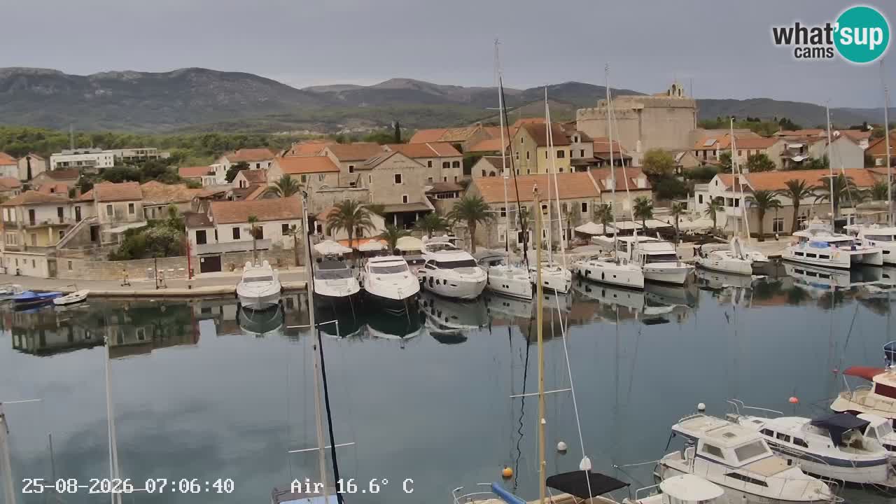 Webcam Hvar Vrboska marina | Dalmazia