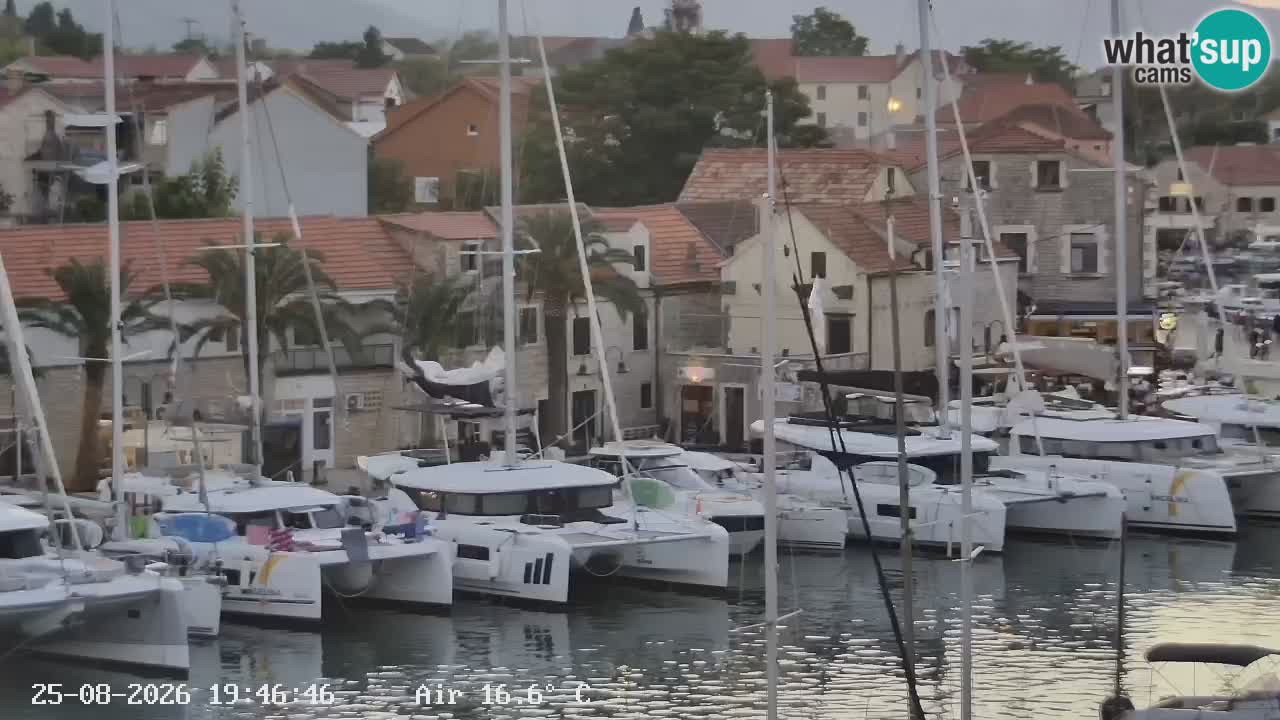 Livecam Hvar Vrboska marina | Île de Hvar | Dalmatia