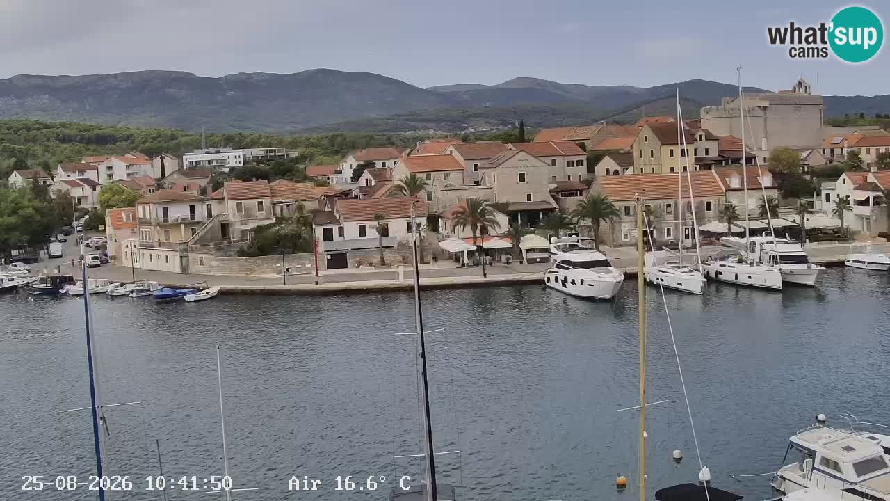 Webcam Vrboska marina | Hvar Insel | Dalmatien