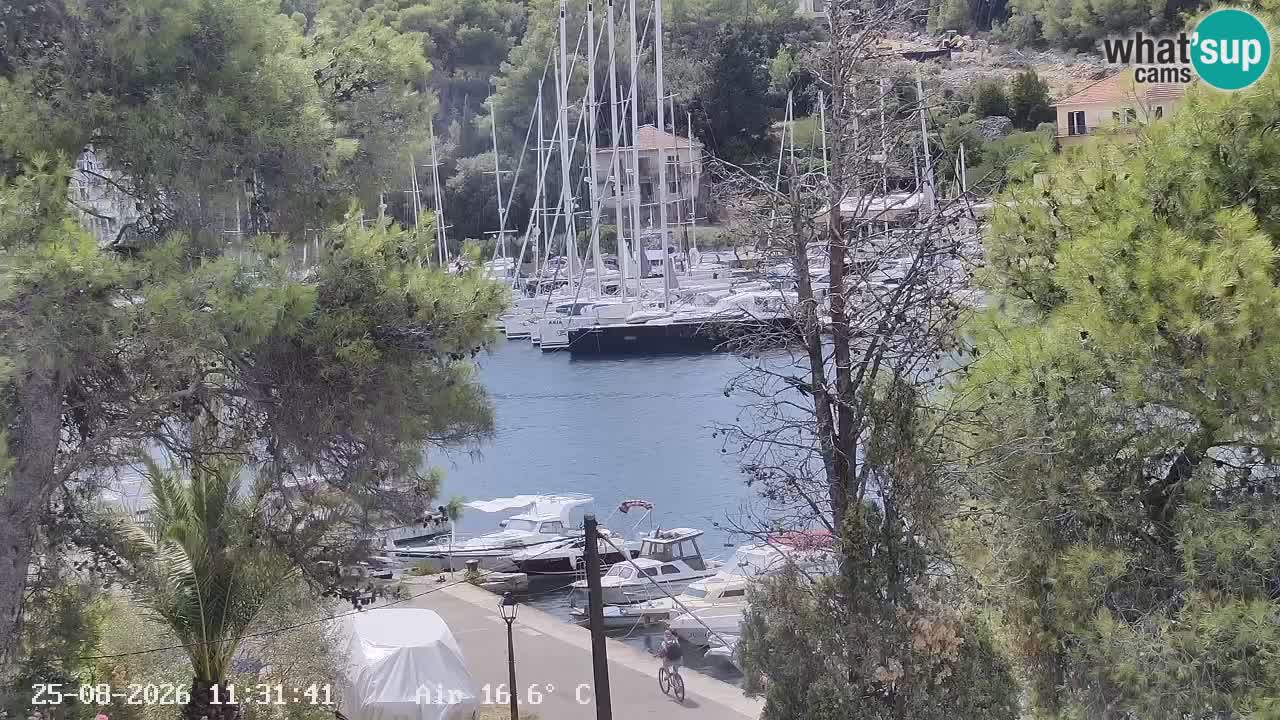 Webcam Vrboska marina | Hvar Insel | Dalmatien