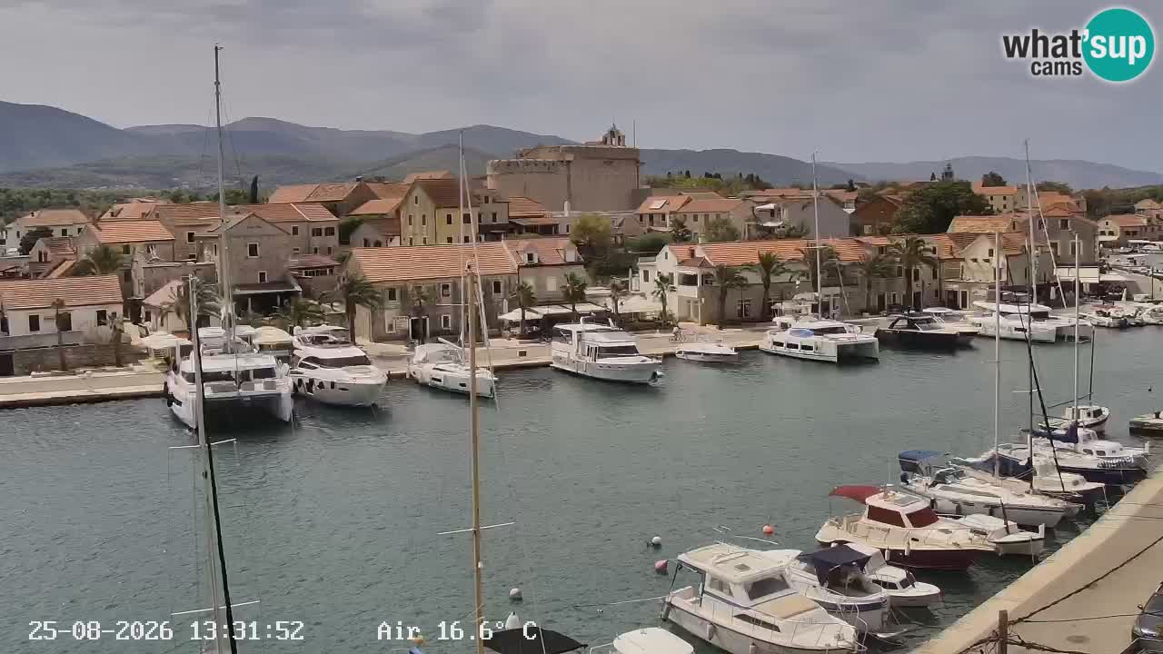 Webcam Vrboska marina | Hvar Insel | Dalmatien