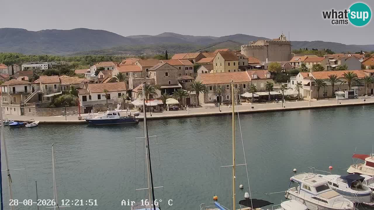 Webcam Hvar Vrboska marina | Dalmazia