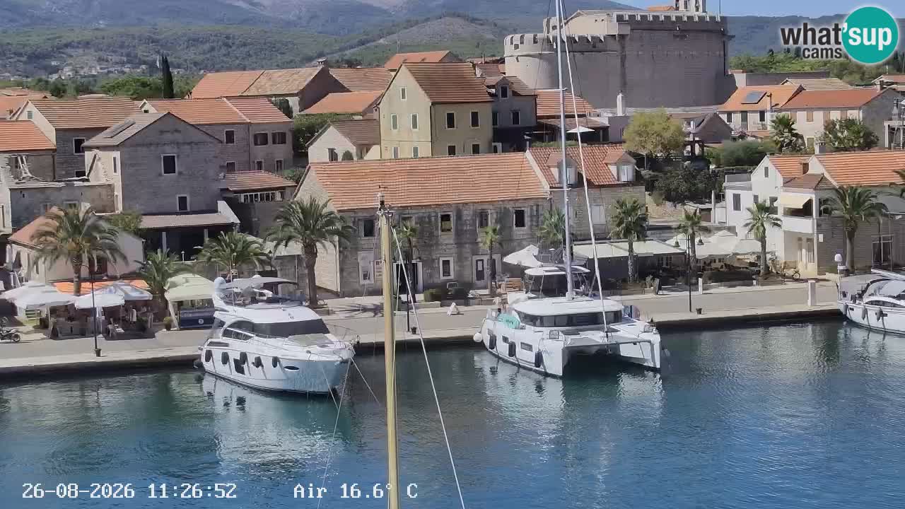 Webcam Hvar Vrboska marina | Dalmazia