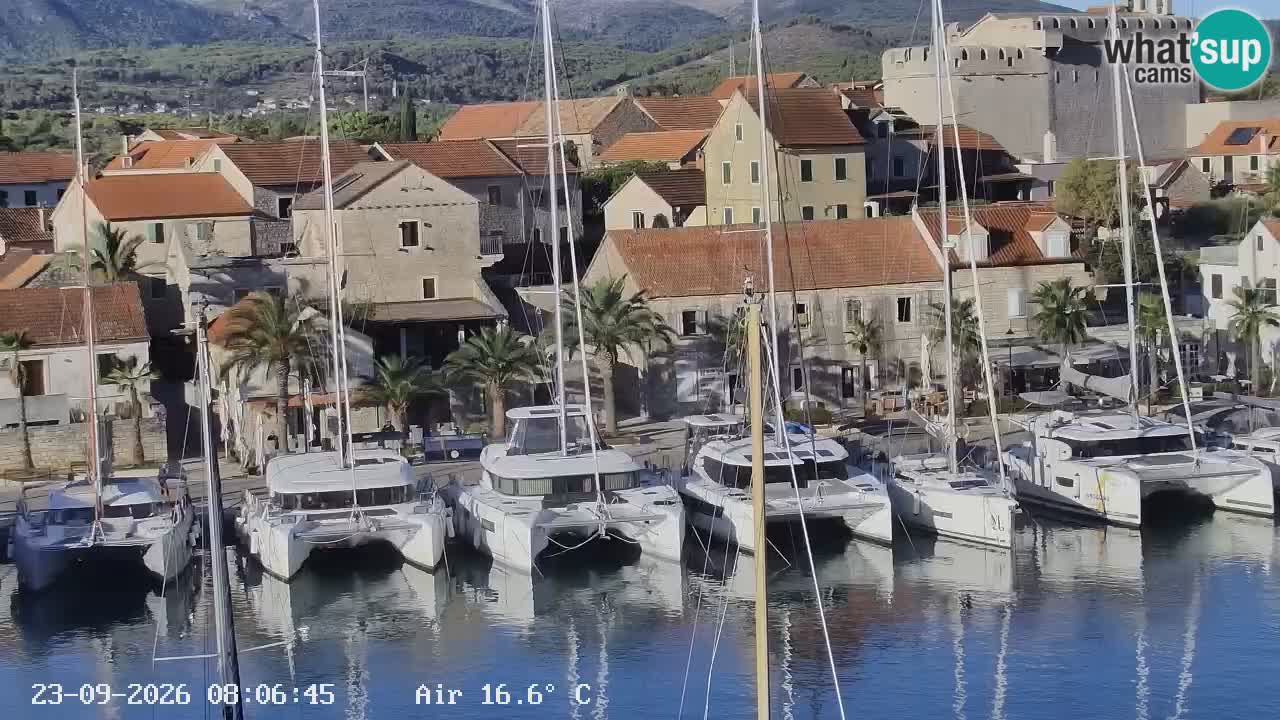 Livecam Vrboska marina | Hvar island | Dalmatia