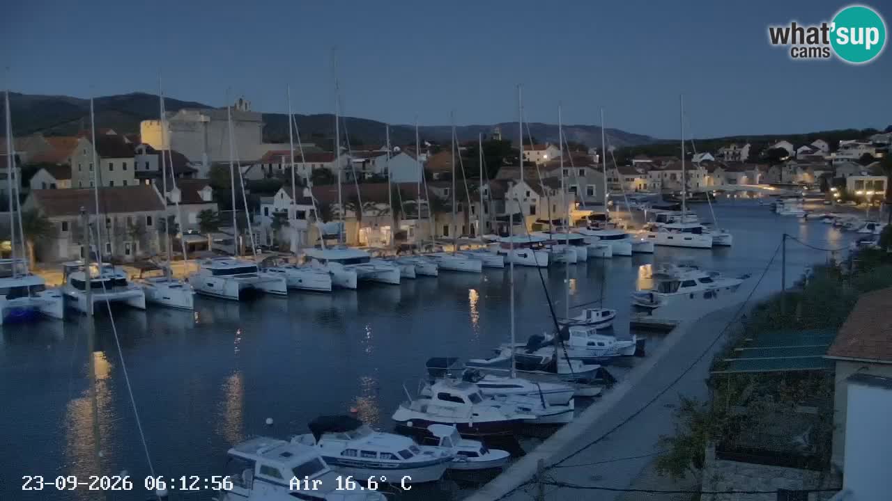 Webcam Vrboska marina | Hvar Insel | Dalmatien