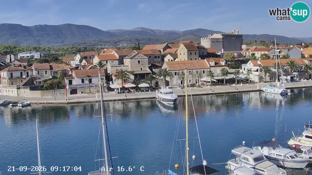 Webcam Vrboska marina | Hvar Insel | Dalmatien
