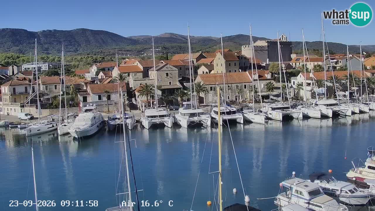 Webcam Vrboska marina | Hvar Insel | Dalmatien