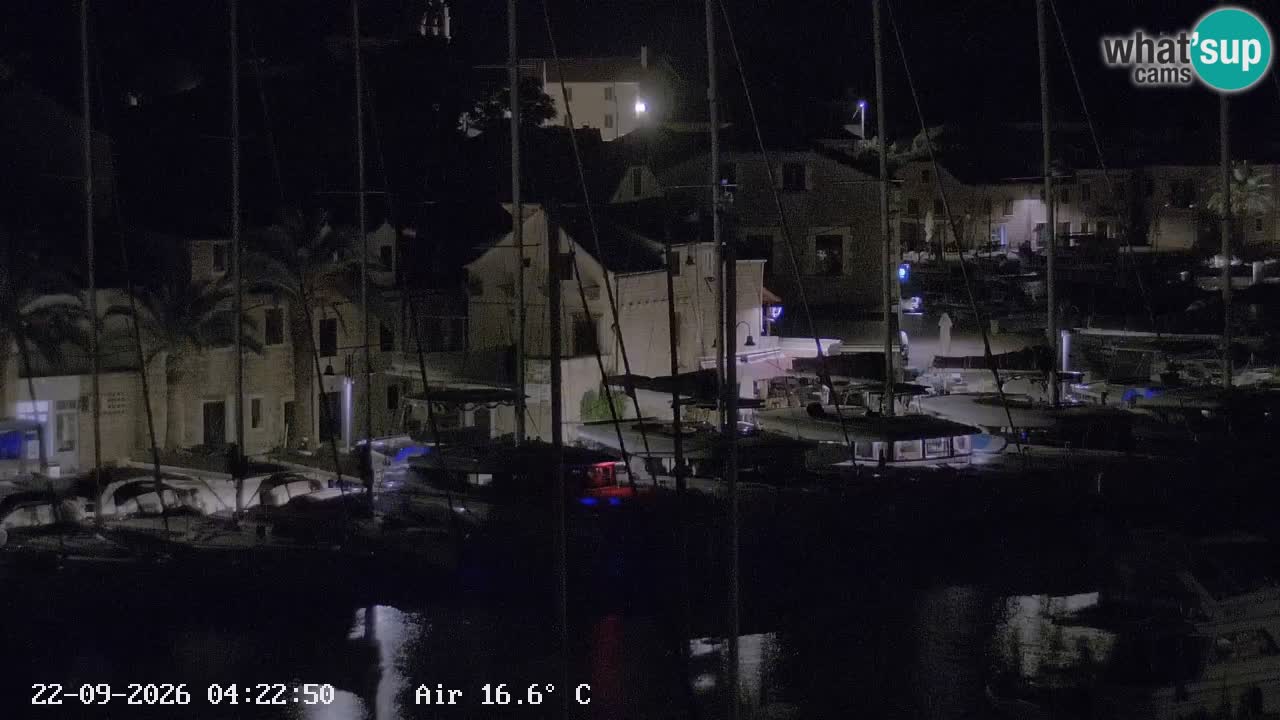 Livecam Vrboska marina | Hvar island | Dalmatia