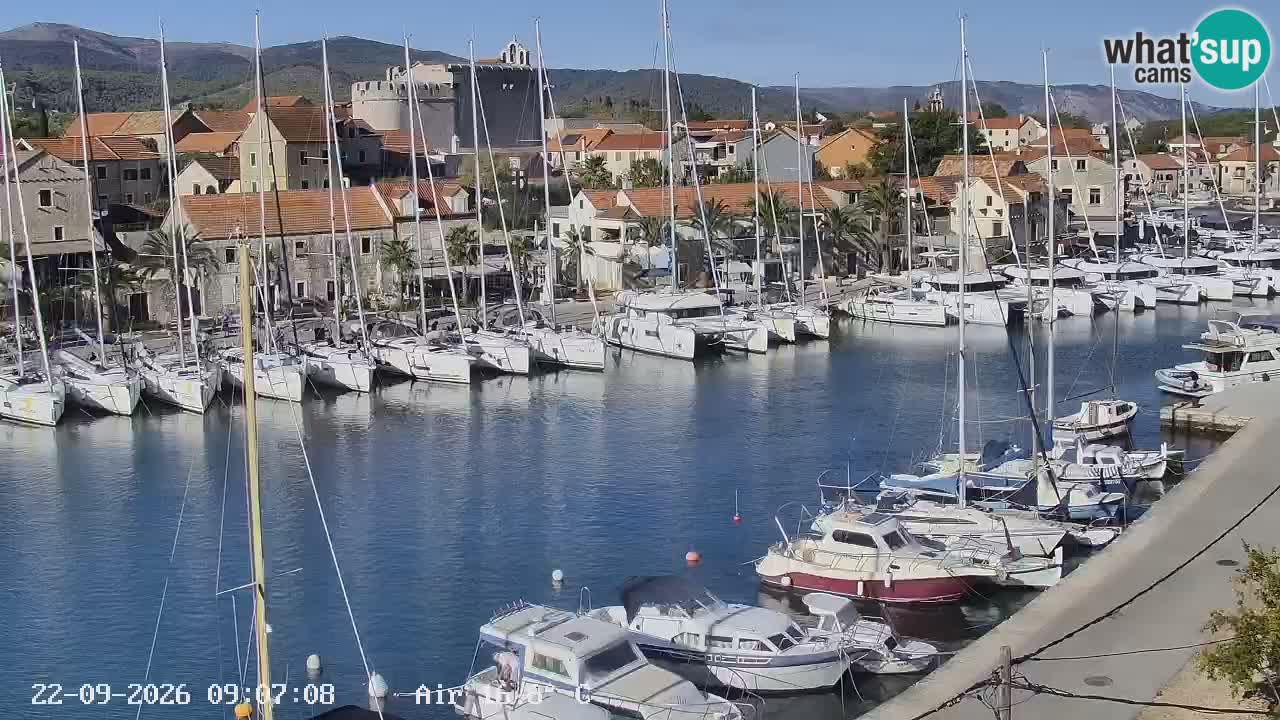 Webcam Hvar Vrboska marina | Dalmazia