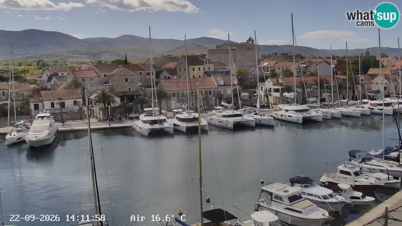Webcam Vrboska marina | Hvar Insel | Dalmatien