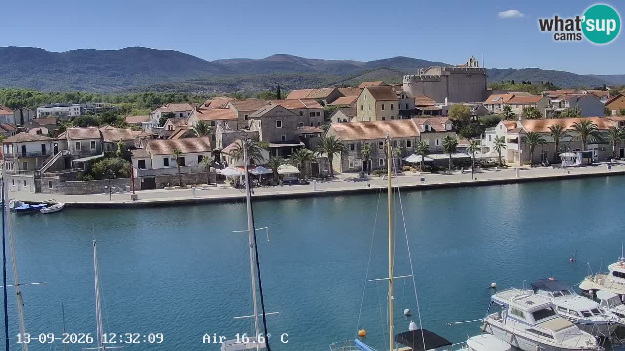 Livecam Hvar Vrboska marina | Île de Hvar | Dalmatia