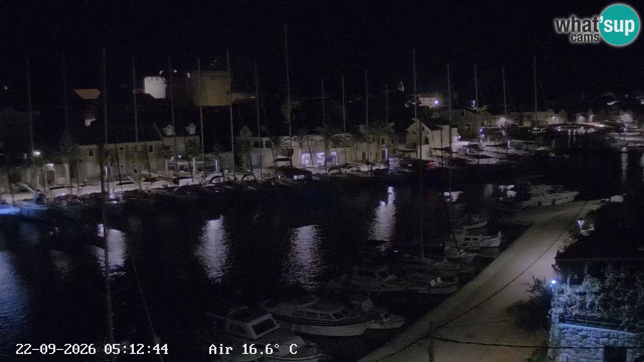 Livecam Hvar Vrboska marina | Île de Hvar | Dalmatia