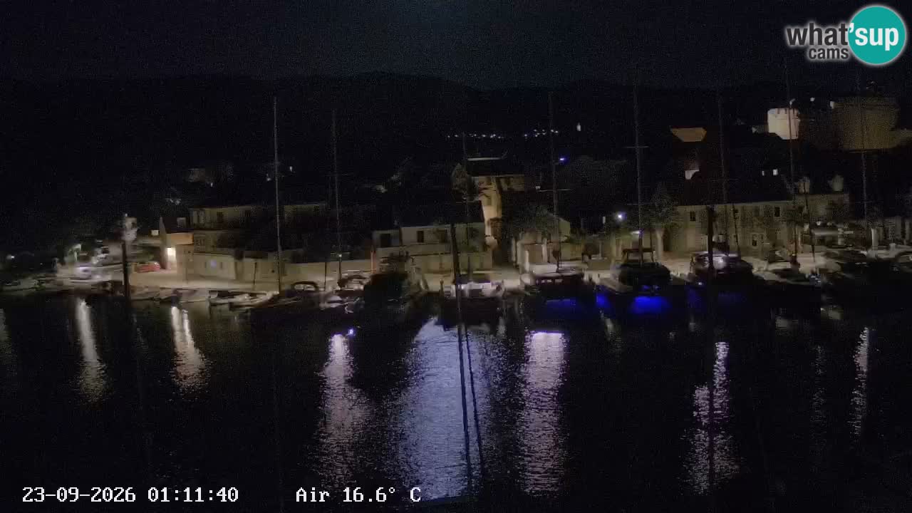 Webcam Vrboska marina | Hvar Insel | Dalmatien