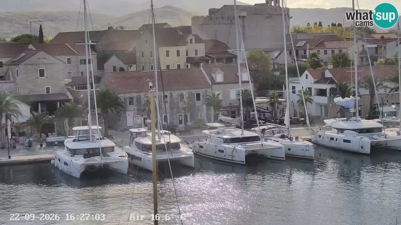 Livecam Vrboska marina | Hvar island | Dalmatia