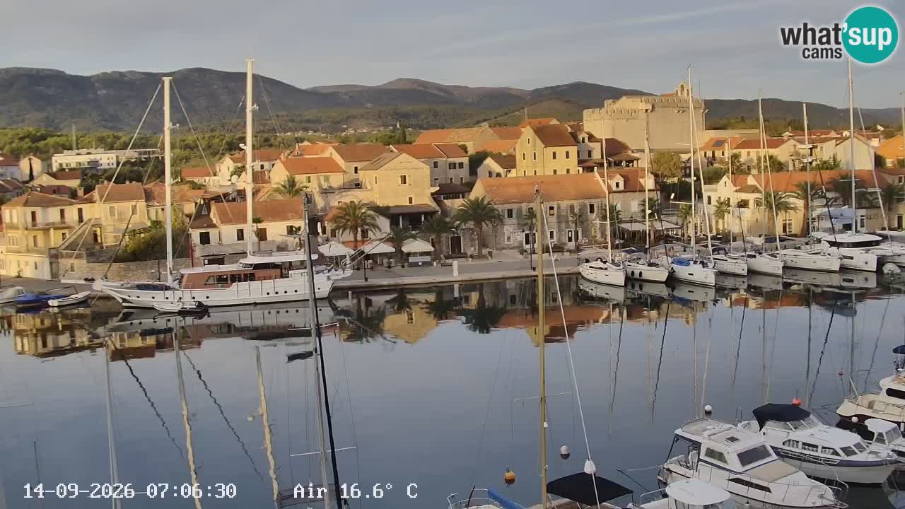 Livecam Vrboska marina | Hvar island | Dalmatia