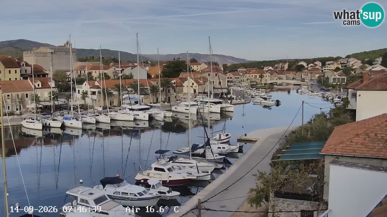 Webcam Vrboska marina | Hvar Insel | Dalmatien