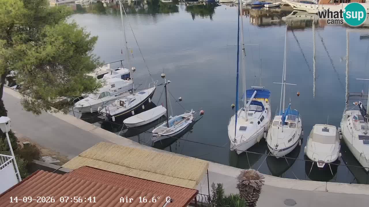 Livecam Hvar Vrboska marina | Île de Hvar | Dalmatia