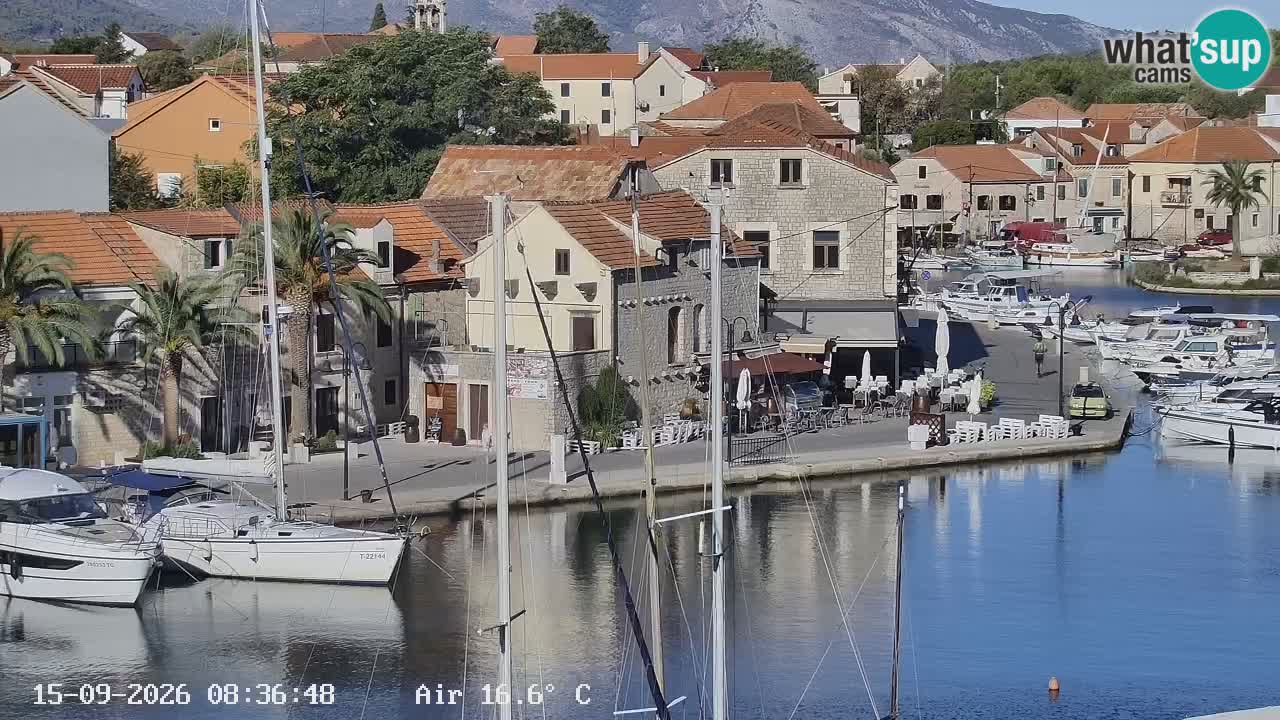 Webcam Vrboska marina | Hvar Insel | Dalmatien