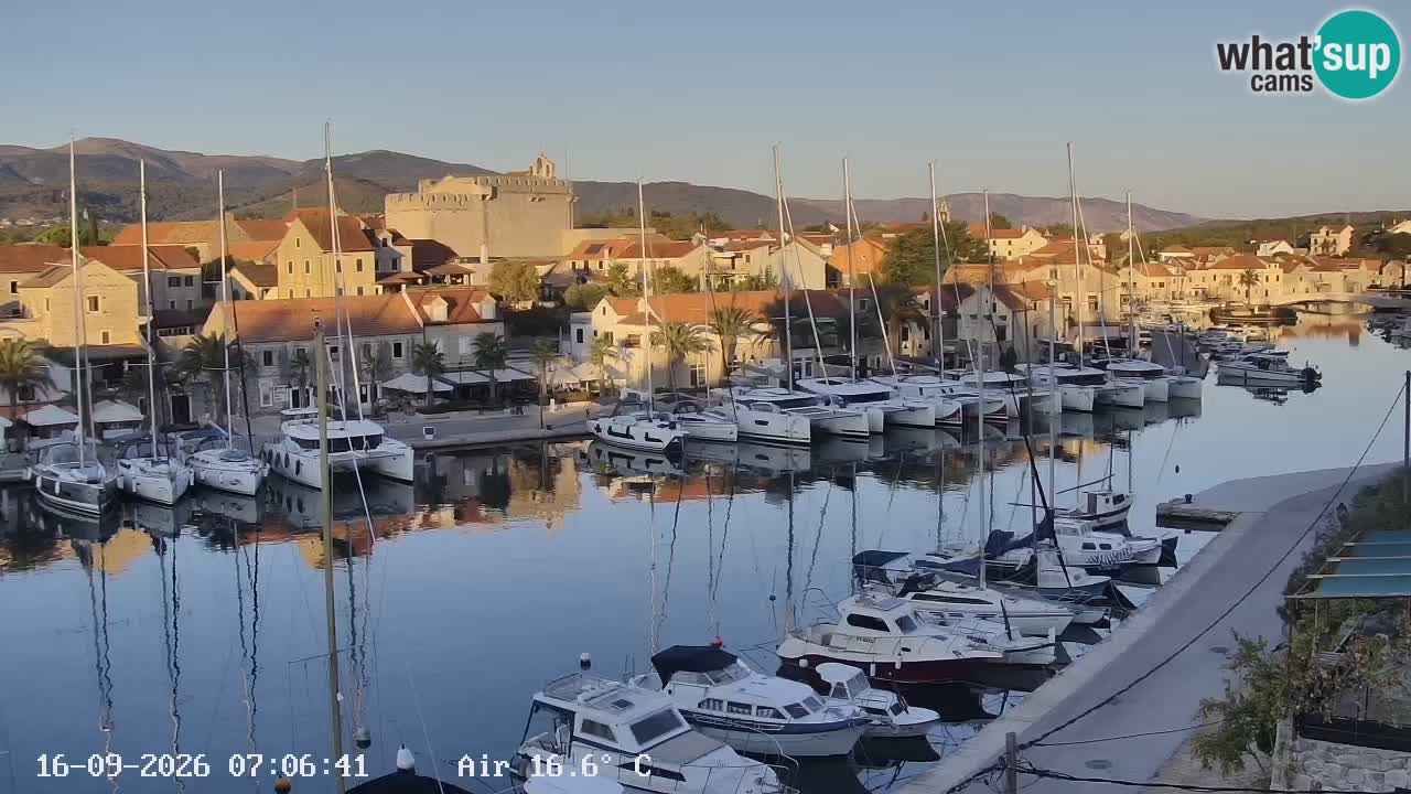 Webcam Vrboska marina | Hvar Insel | Dalmatien