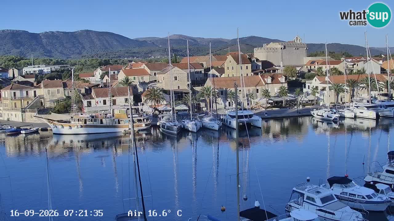 Webcam Vrboska marina | Hvar Insel | Dalmatien