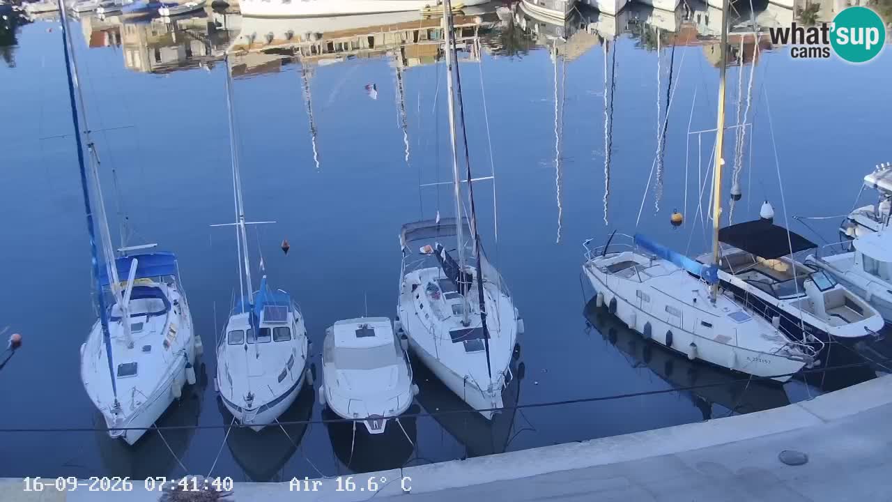 Webcam Vrboska marina | Hvar Insel | Dalmatien