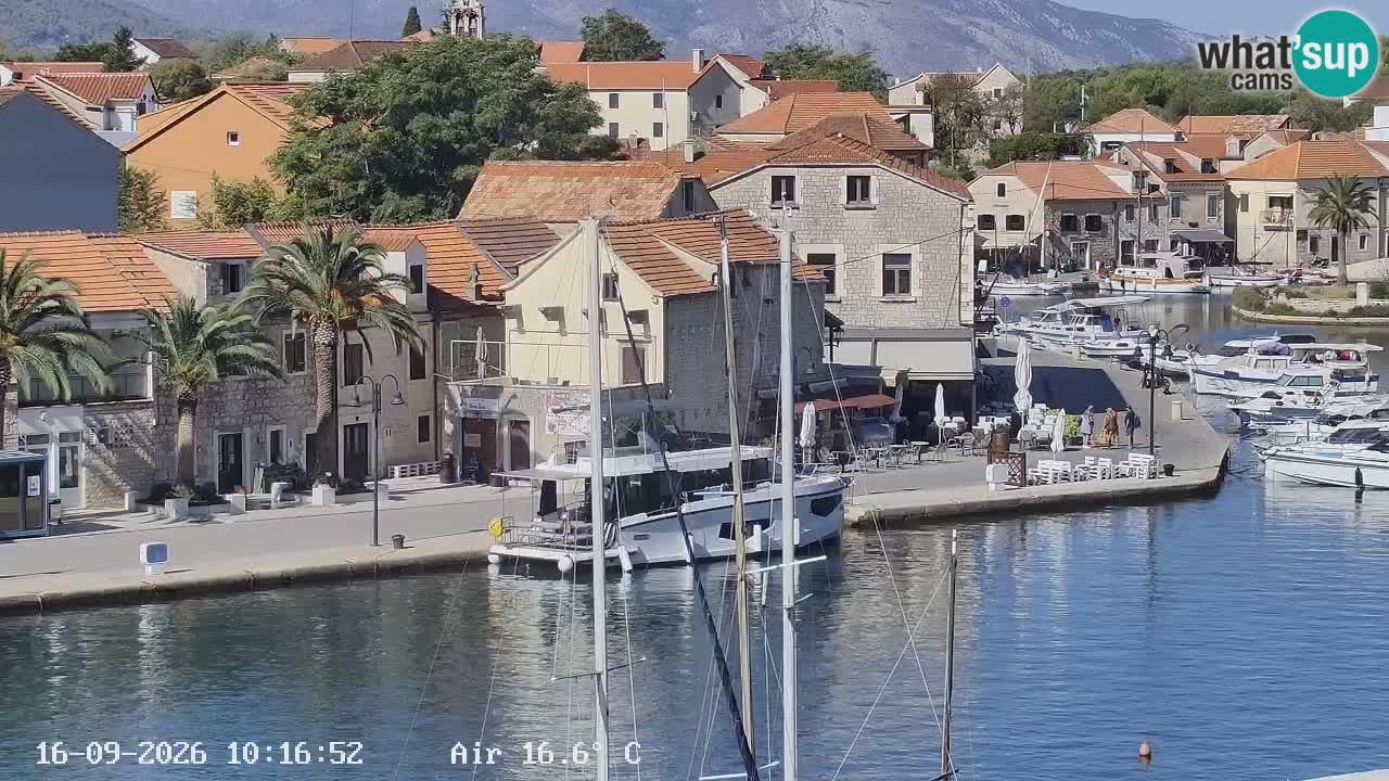 Webcam Vrboska marina | Hvar Insel | Dalmatien