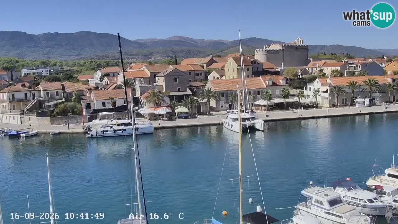 Webcam Hvar Vrboska marina | Dalmazia