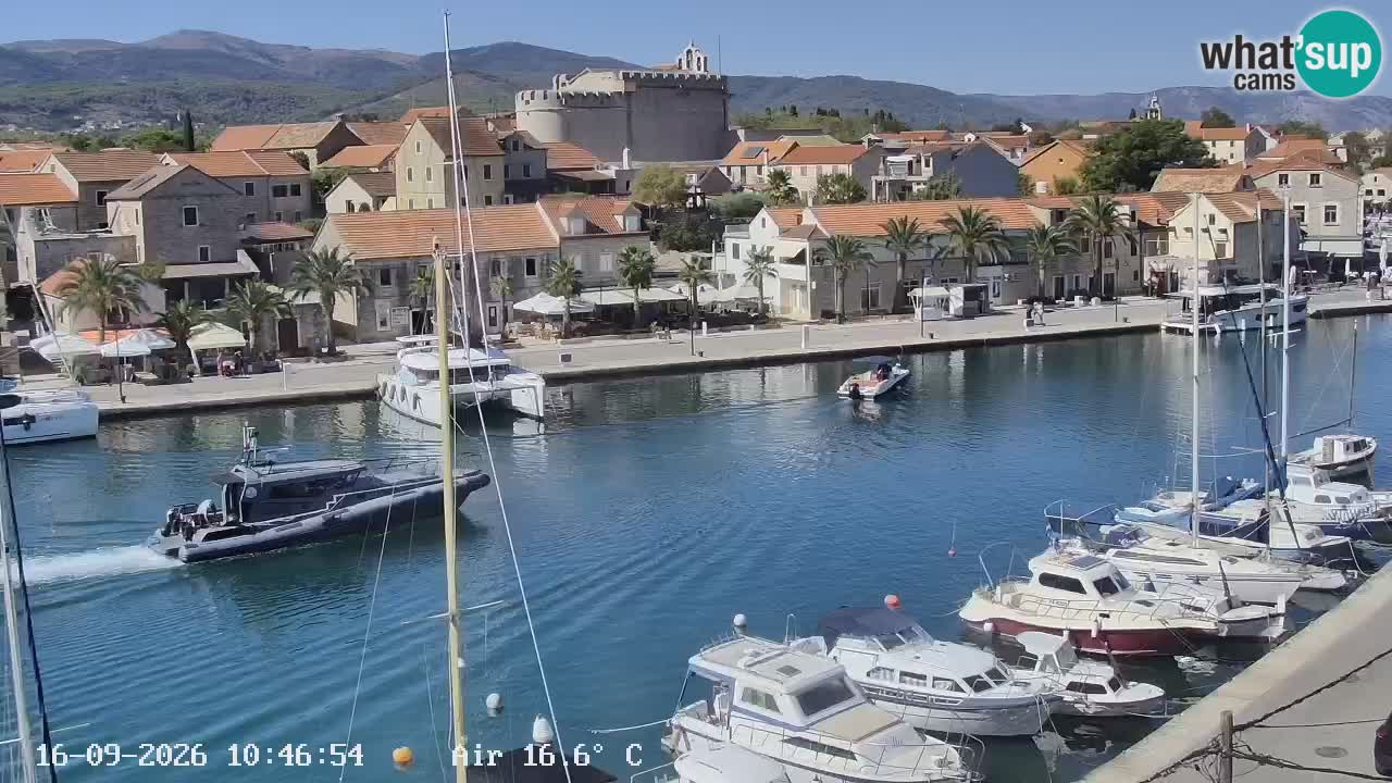 Webcam Vrboska marina | Hvar Insel | Dalmatien