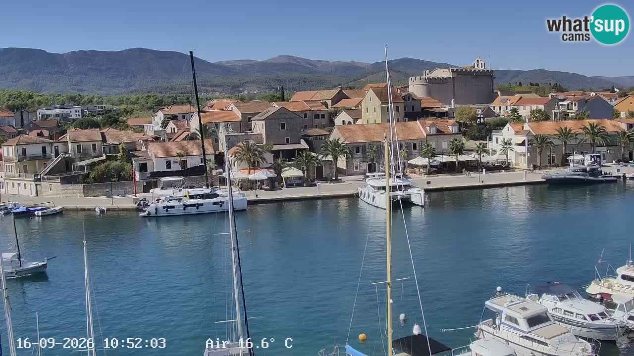 Webcam Vrboska marina | Hvar Insel | Dalmatien