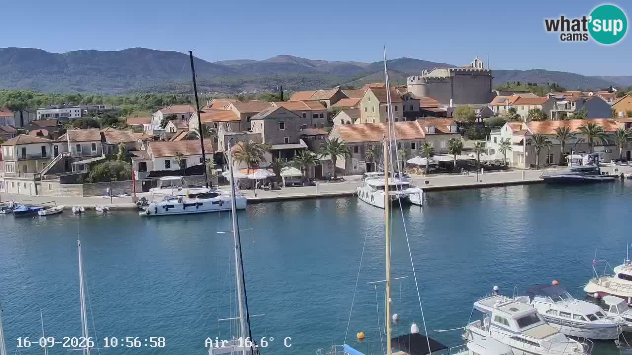 Webcam Vrboska marina | Hvar Insel | Dalmatien