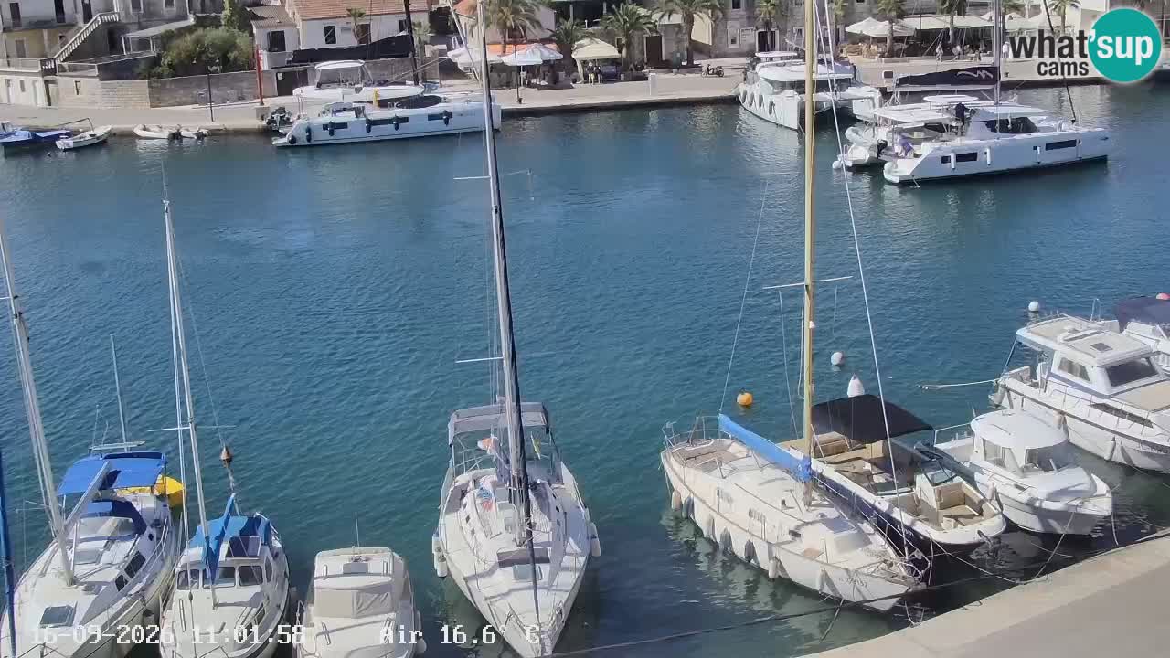 Webcam Hvar Vrboska marina | Dalmazia