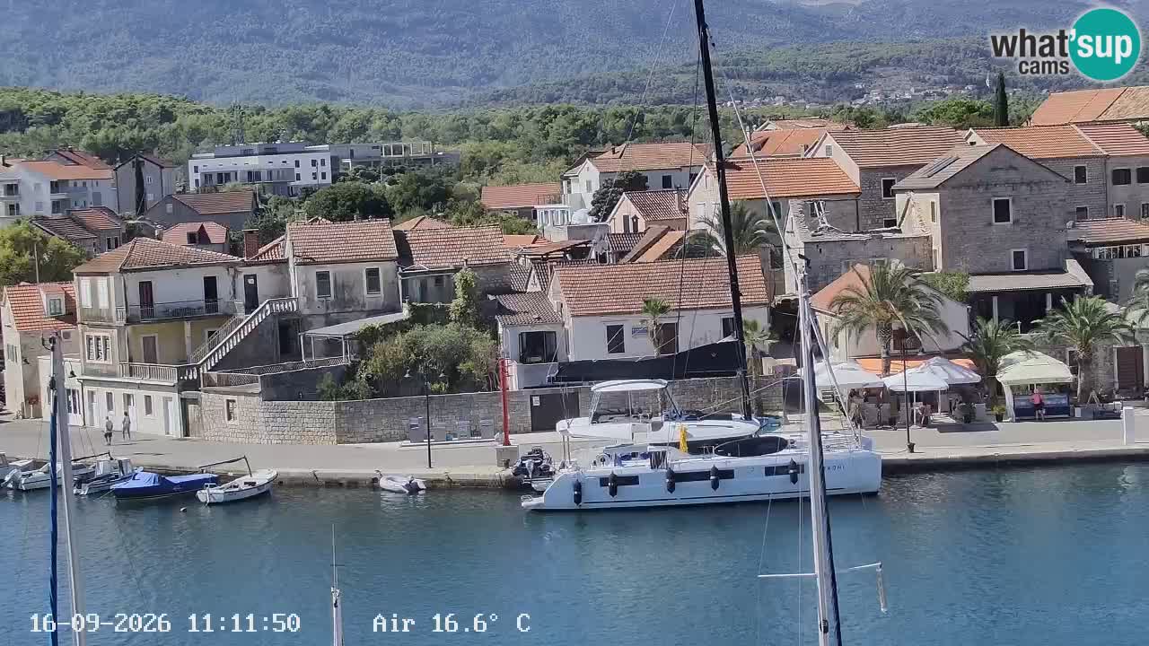 Livecam Vrboska marina | Hvar island | Dalmatia