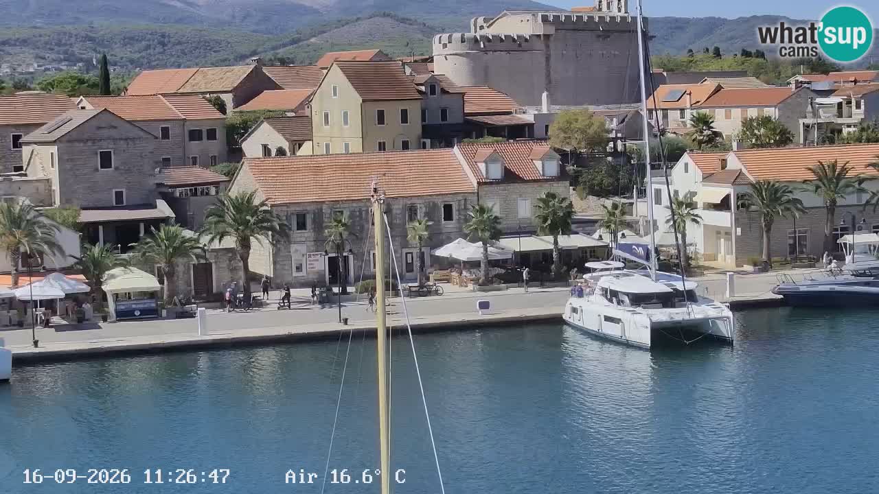 Livecam Vrboska marina | Hvar island | Dalmatia