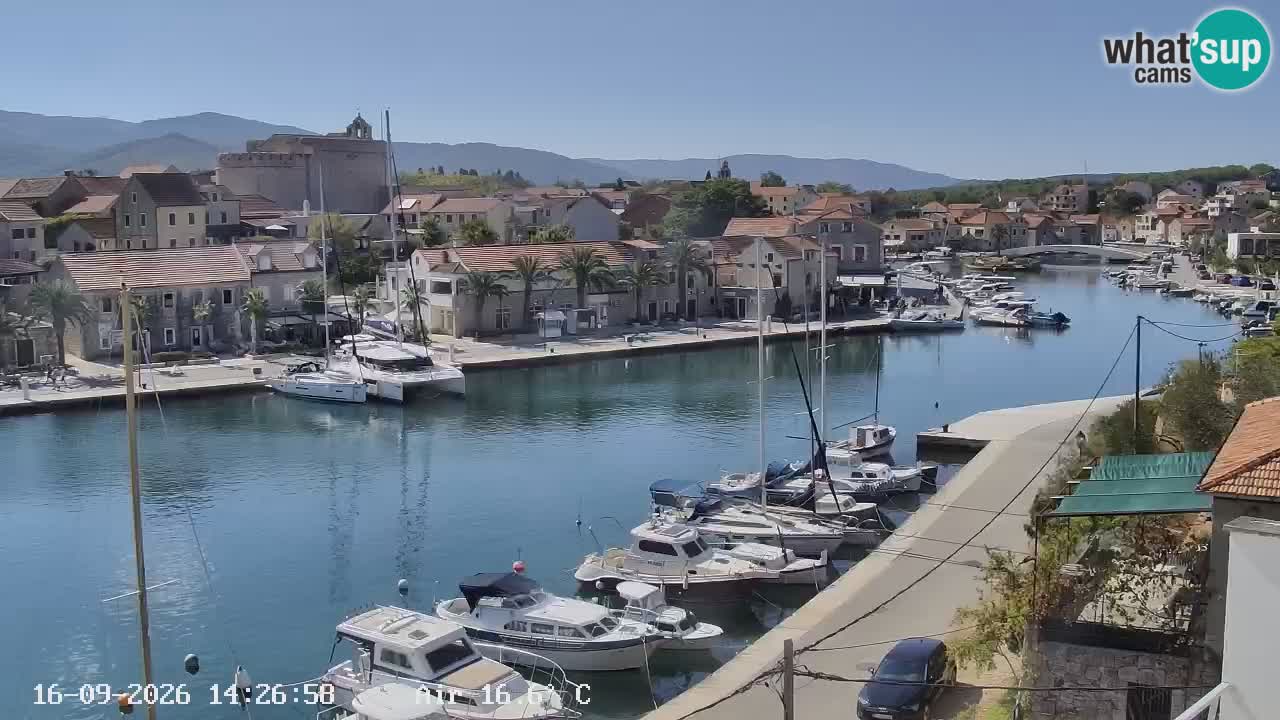 Webcam Vrboska marina | Hvar Insel | Dalmatien