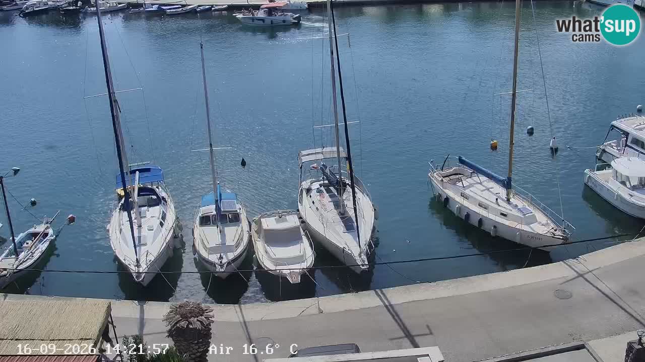 Webcam Vrboska marina | Hvar Insel | Dalmatien