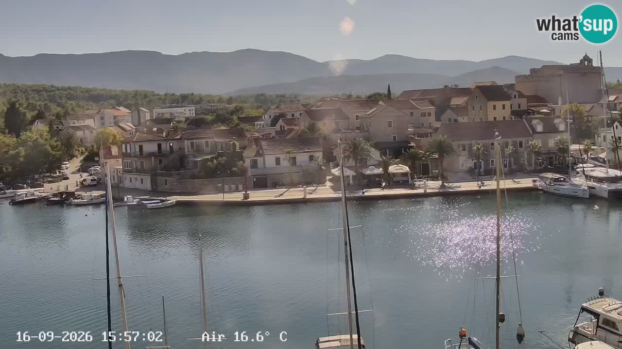 Livecam Vrboska marina | Hvar island | Dalmatia
