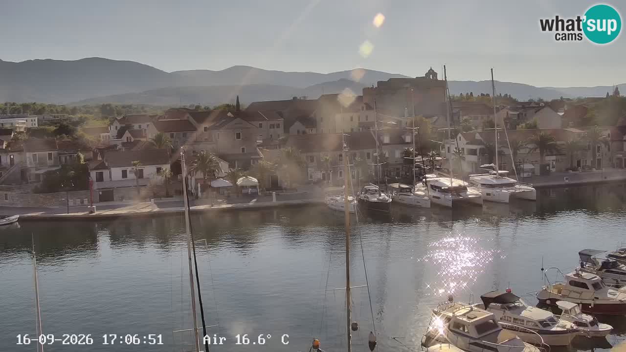 Webcam Vrboska marina | Hvar Insel | Dalmatien