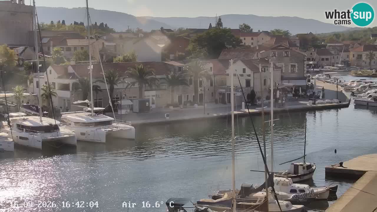 Webcam Vrboska marina | Hvar Insel | Dalmatien