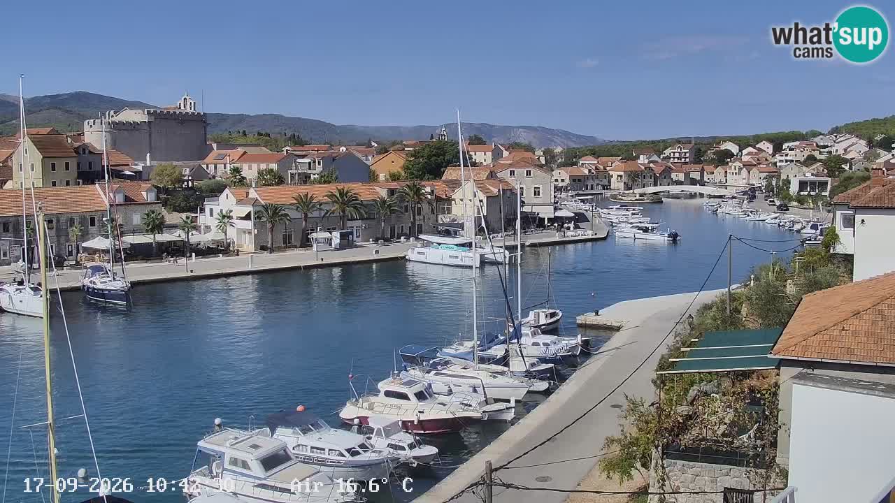 Livecam Vrboska marina | Hvar island | Dalmatia