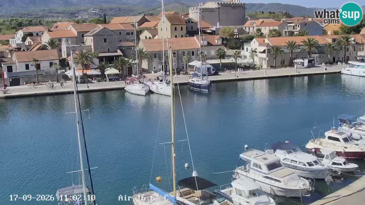 Webcam Vrboska marina | Hvar Insel | Dalmatien