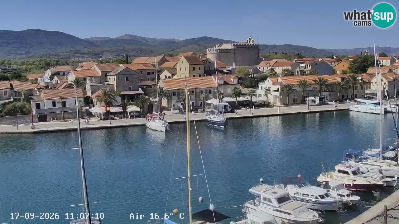 Webcam Vrboska marina | Hvar Insel | Dalmatien