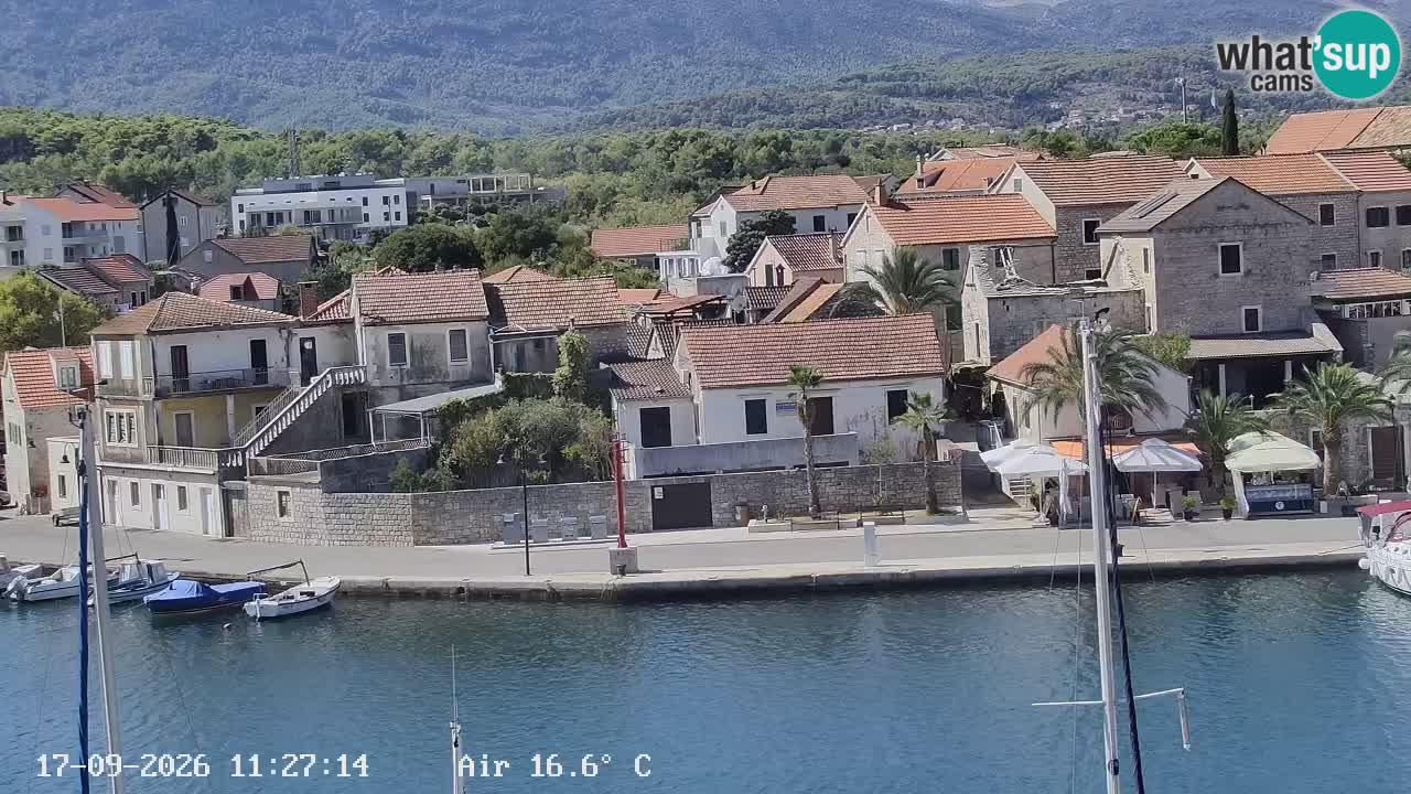 Webcam Vrboska marina | Hvar Insel | Dalmatien