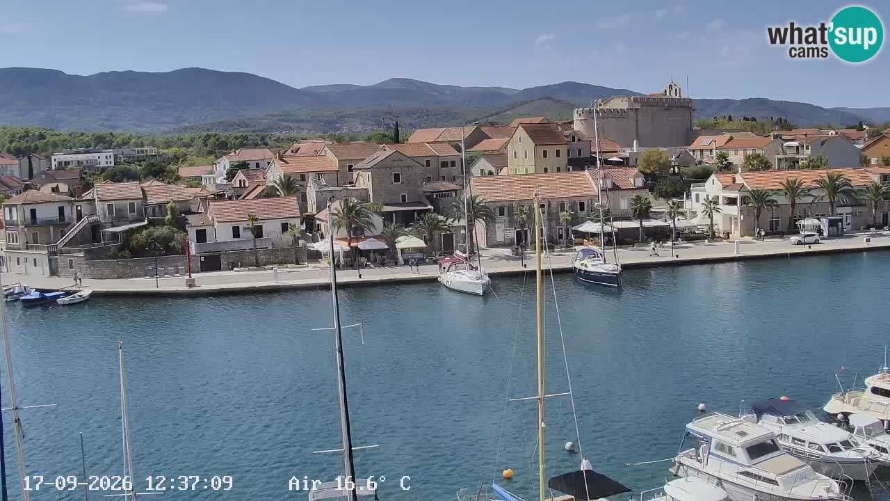 Livecam Vrboska marina | Hvar island | Dalmatia